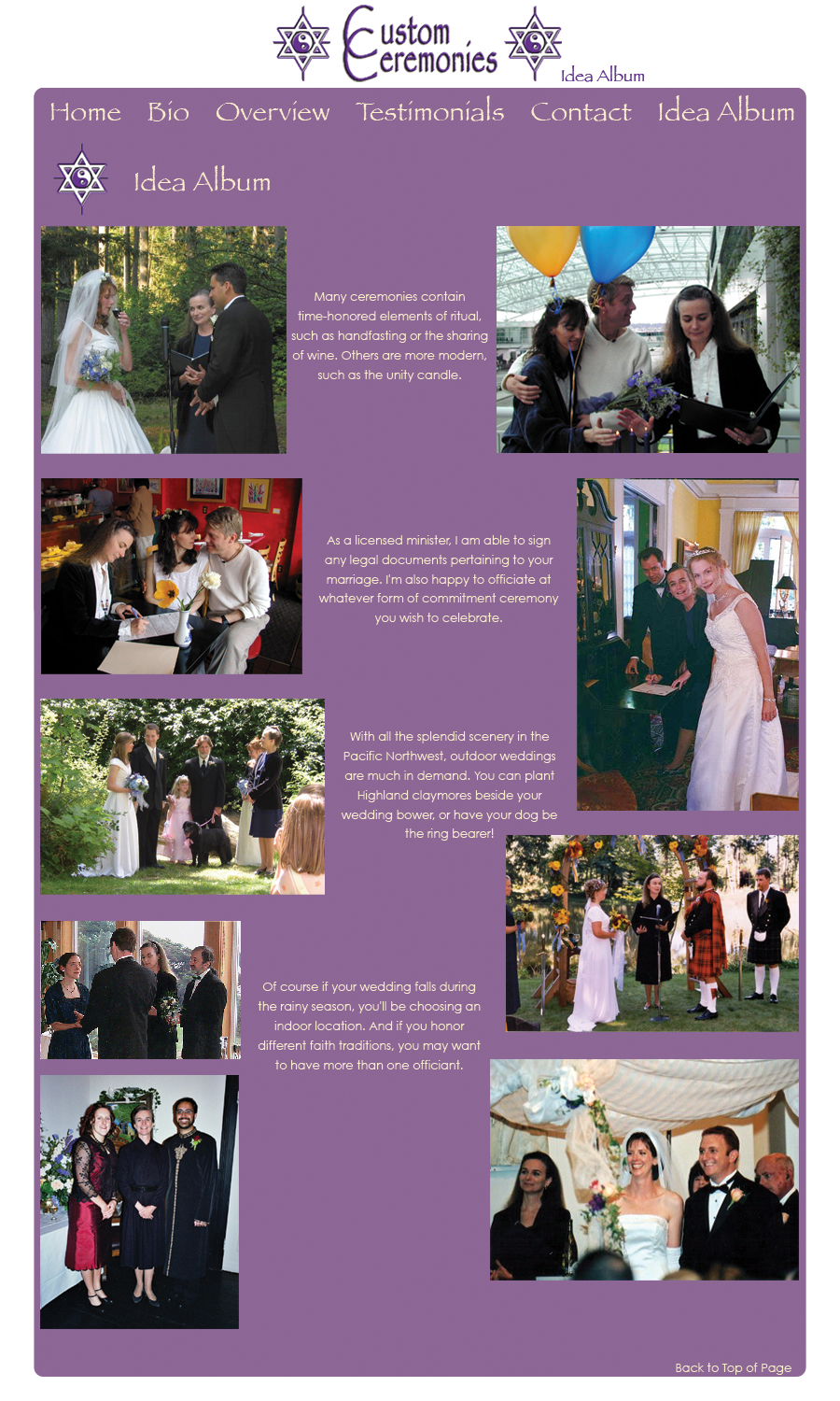 Portland Oregon wedding officiant minister 